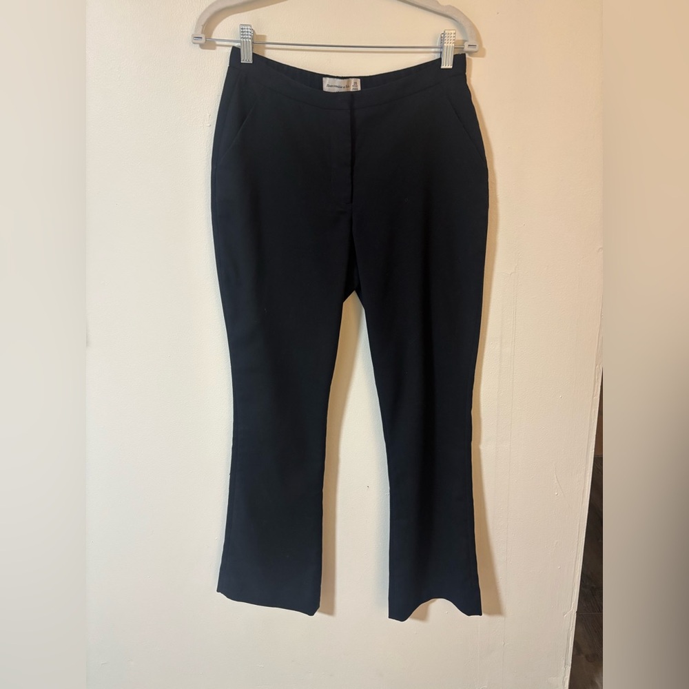Abercrombie & Fitch curve love low rise tailored boot cut trousers - Picture 4 of 9